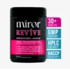 Miror Revive Vegan Supplement for Women Over 30 Contains CoQ10 Omega 3 Glutathione Curcumin Resveratrol 30 Tablets