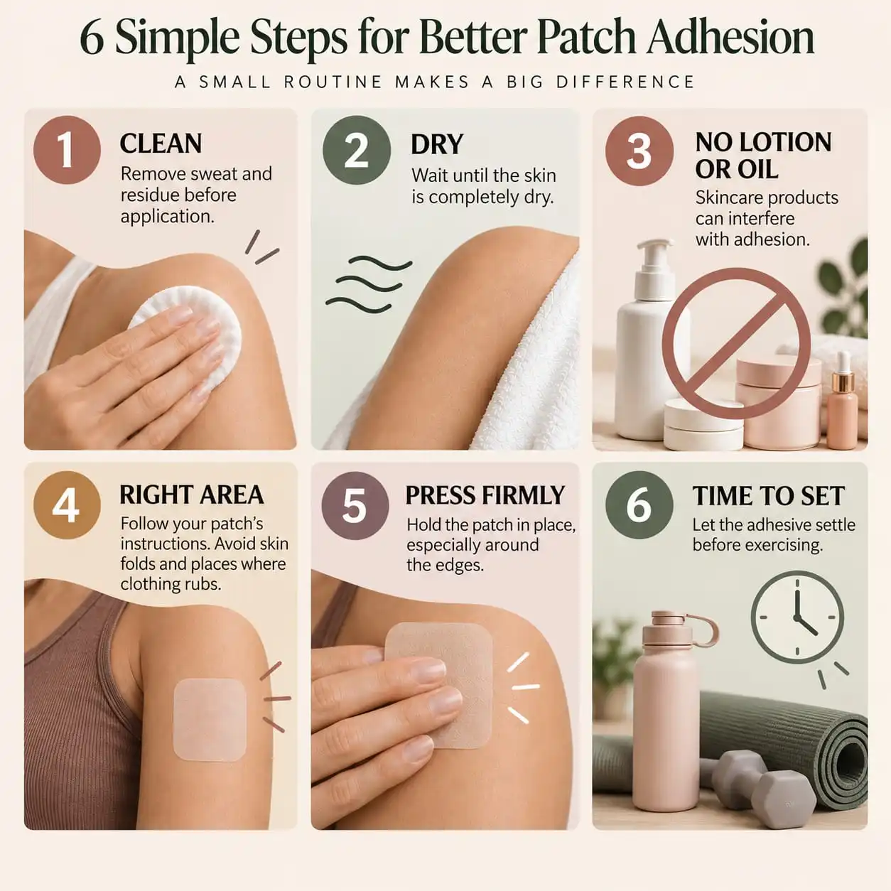 Estrogen patch in India: six steps for better patch adhesion
